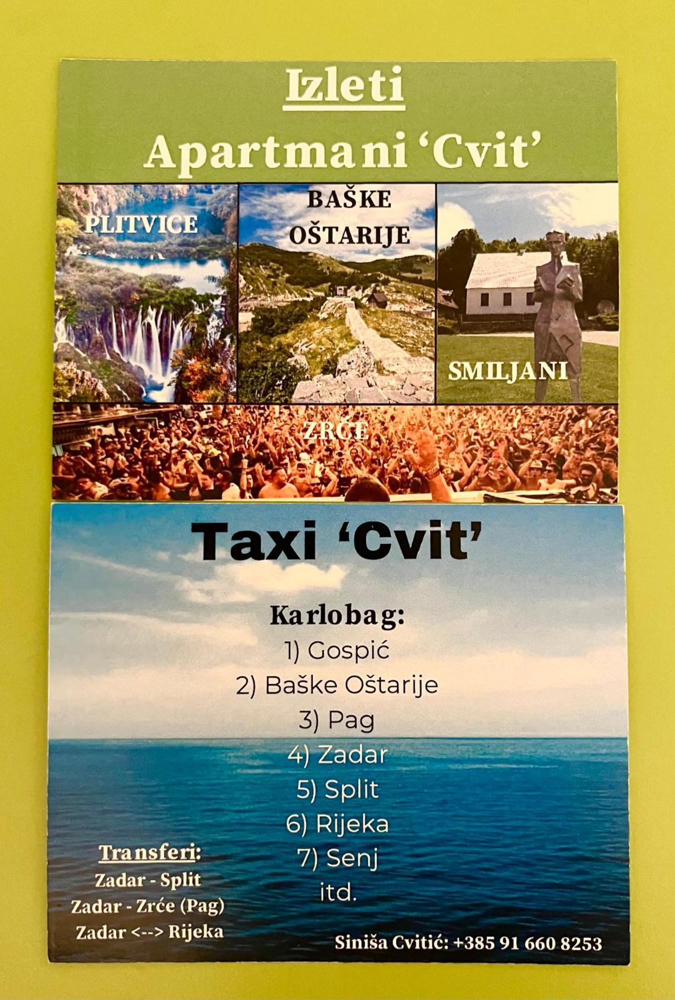 Apartmani 'Cvit' Karlobag Buitenkant foto